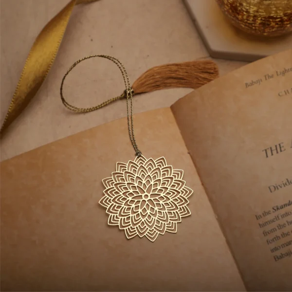 Geometric Flower Bookmark