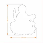 Goddess Saraswati Bookmark