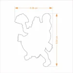 Sri Hanuman Bookmark