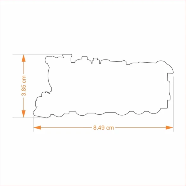 Steam Engine Bookmark