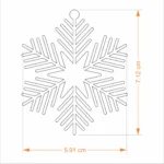Snowflake Bookmark
