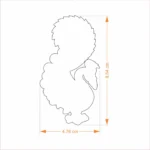 Peacock Paisley Bookmark