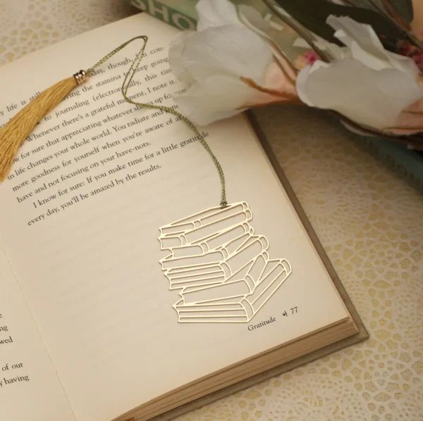 Stack Of Books Bookmark