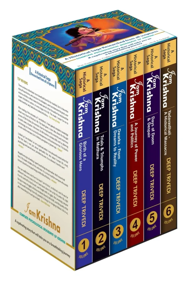 I am Krishna - Complete Psychological Biography of Krishna (Set of 6 Books)